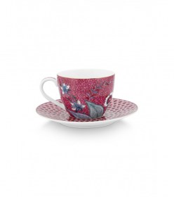 espresso-cup-saucer-flower-festival-dark-pink-120ml 2